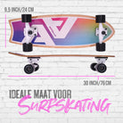 Apollo Surfskate Board - Rainbow Apollo Rainbow