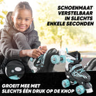 Apollo Verstelbare rolschaatsen 'Super Quads X Pro' maat 31-42, Turquoise L (39-42)