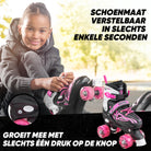Apollo Verstelbare rolschaatsen 'Super Quads X Pro' maat 31-42, Roze L (39-42)