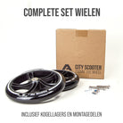Apollo 200 mm Vervangingswielen set voor Apollo City Scooter Zwart