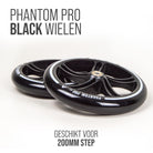 Apollo 200 mm Vervangingswielen set voor Apollo City Scooter Zwart