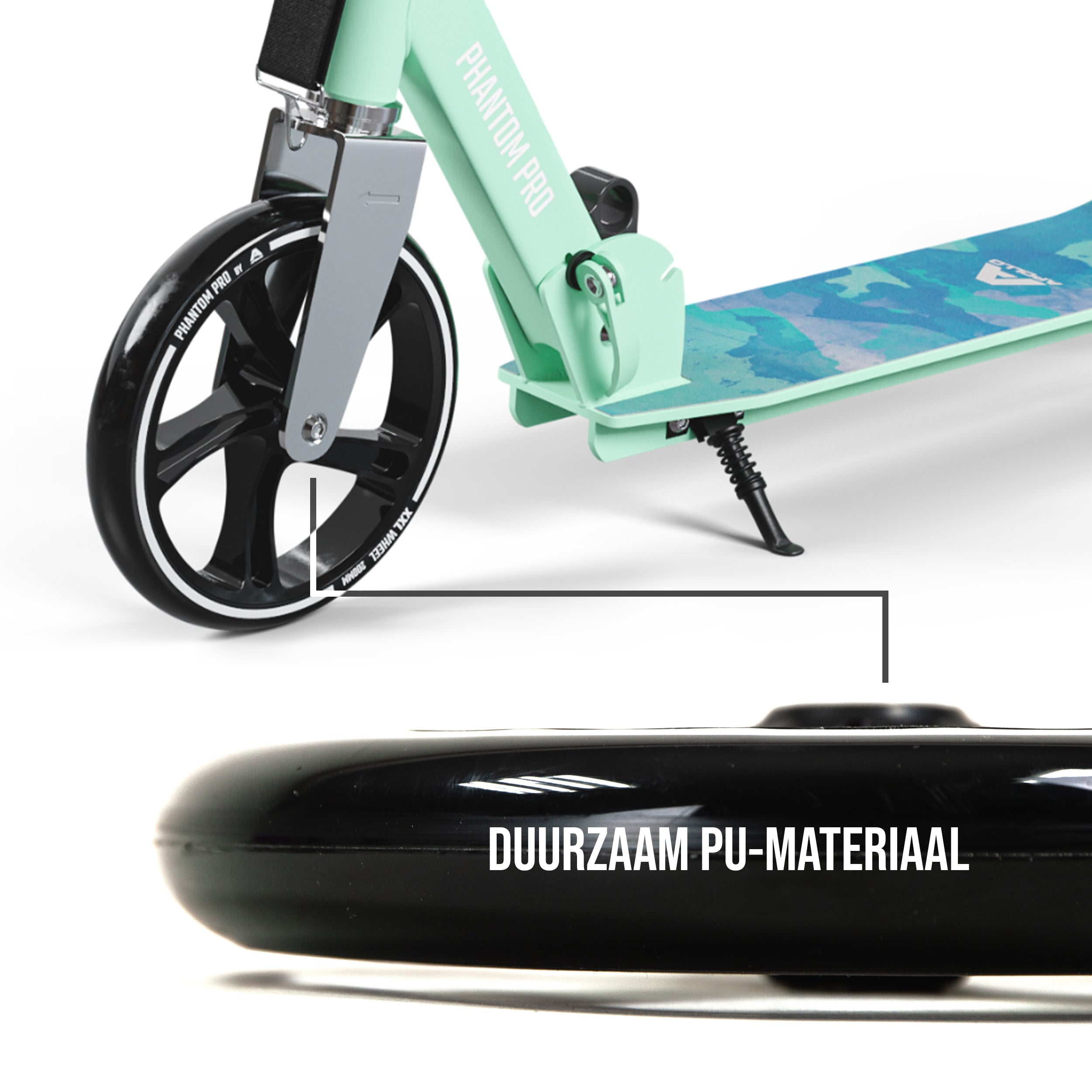 Apollo 200 mm Vervangingswielen set voor Apollo City Scooter Zwart