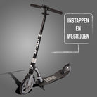 Apollo Apollo Scooter - "Hurricane" City-Scooter met vering Zwart Zilver