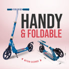 Apollo Autoped "Tornado 2.0" Cityroller voor Volwassenen en Kinderen Grijs Groen