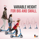 Apollo Autoped "Tornado 2.0" Cityroller voor Volwassenen en Kinderen Turquoise