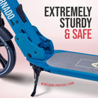 Apollo Autoped "Tornado 2.0" Cityroller voor Volwassenen en Kinderen Turquoise