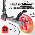 Apollo 145 mm City-Scooter met Vering "Skyracer" opvouwbaar en in hoogte verstelbaar Oranje