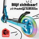 Apollo 145 mm City-Scooter met Vering "Skyracer" opvouwbaar en in hoogte verstelbaar Blauw