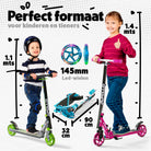 Apollo 145 mm City-Scooter met Vering "Skyracer" opvouwbaar en in hoogte verstelbaar Veelkleurig