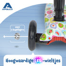 Apollo 'Kids Whiz' LED Scooter voor Kinderen - in verschillende kleuren Funny Round