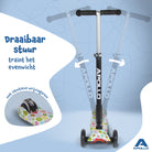 Apollo 'Kids Whiz' LED Scooter voor Kinderen - in verschillende kleuren Funny Round