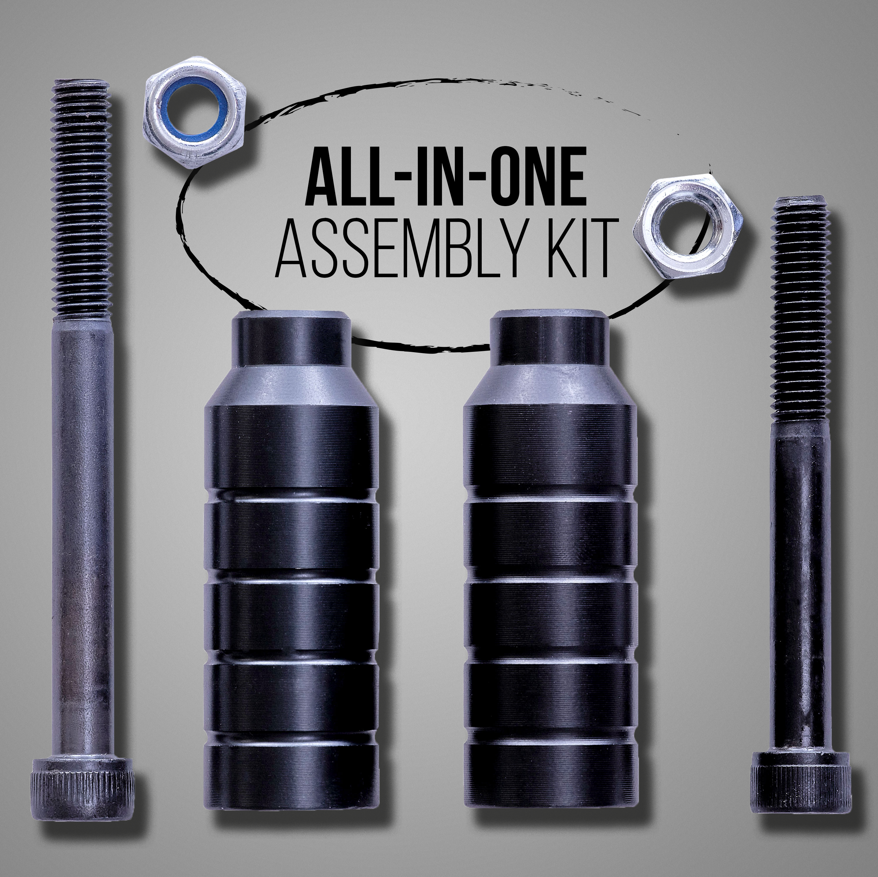 Apollo Funsport NL Apollo stuntstep pegs 13,5 x 2 cm, professionele antislip-stiften van staal