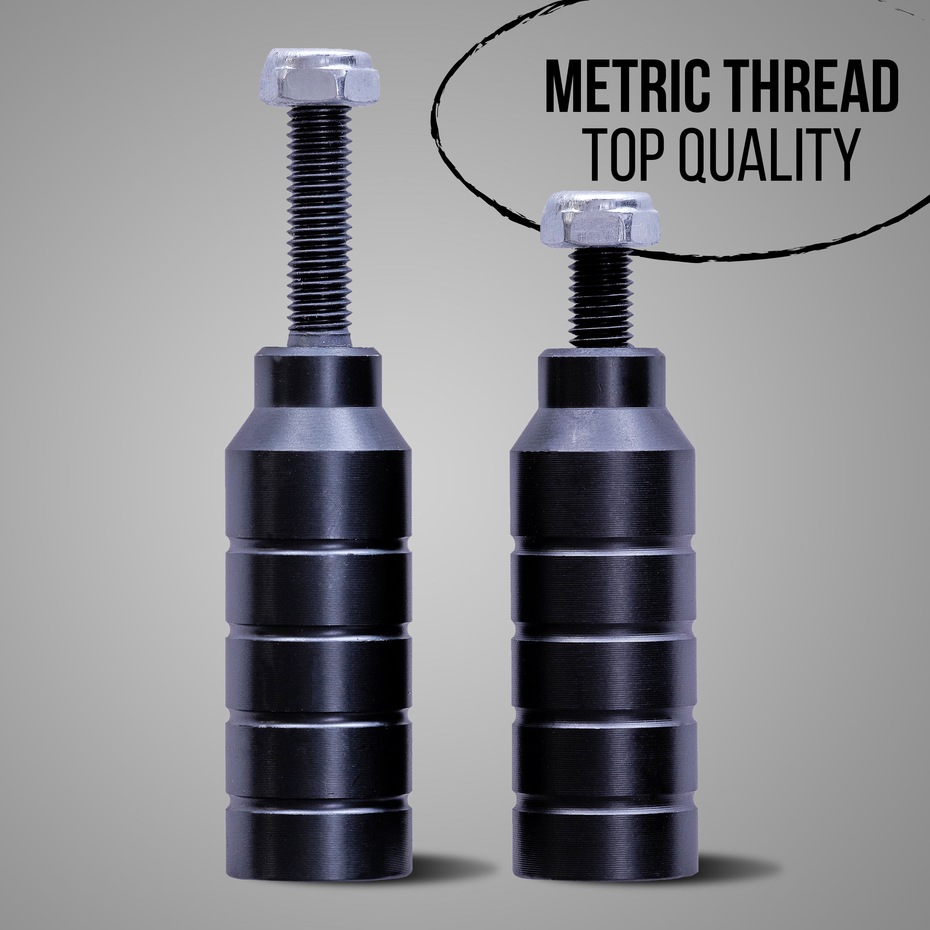 Apollo Funsport NL Apollo stuntstep pegs 13,5 x 2 cm, professionele antislip-stiften van staal