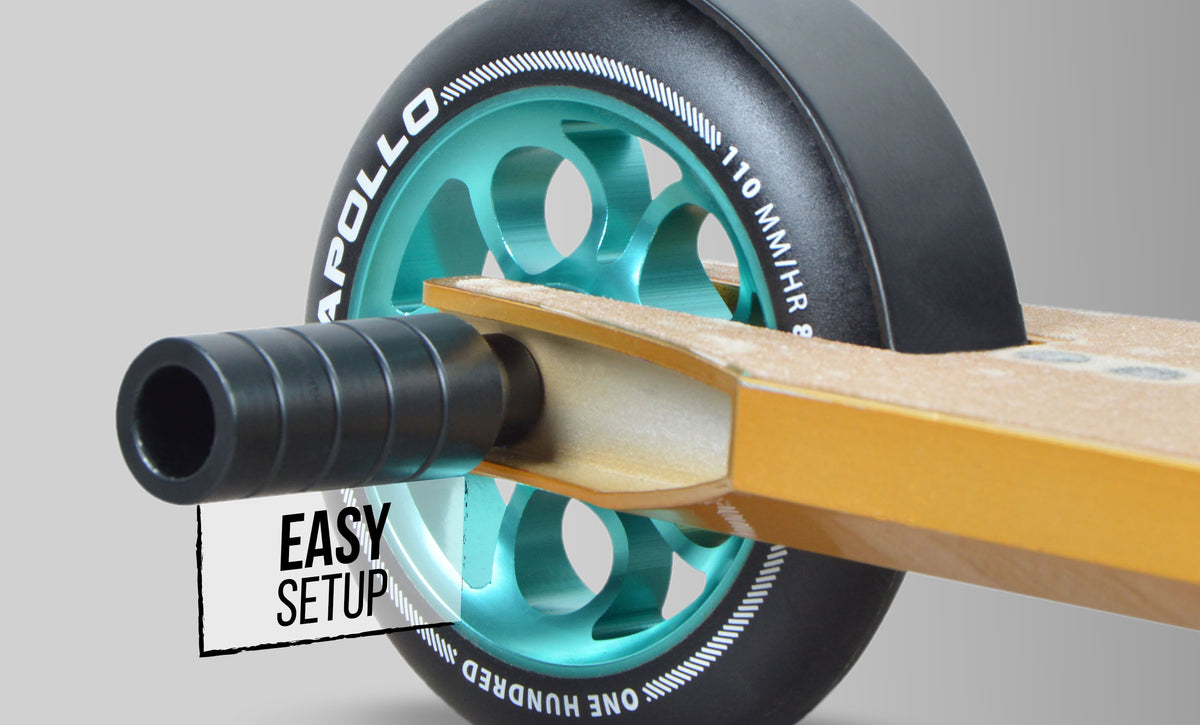 Apollo Funsport NL Apollo stuntstep pegs 13,5 x 2 cm, professionele antislip-stiften van staal