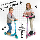 Apollo Kinderscooter 'Moonracer' LED-step met Vering Blauw