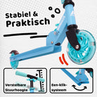 Apollo Kinderscooter 'Moonracer' LED-step met Vering Mint