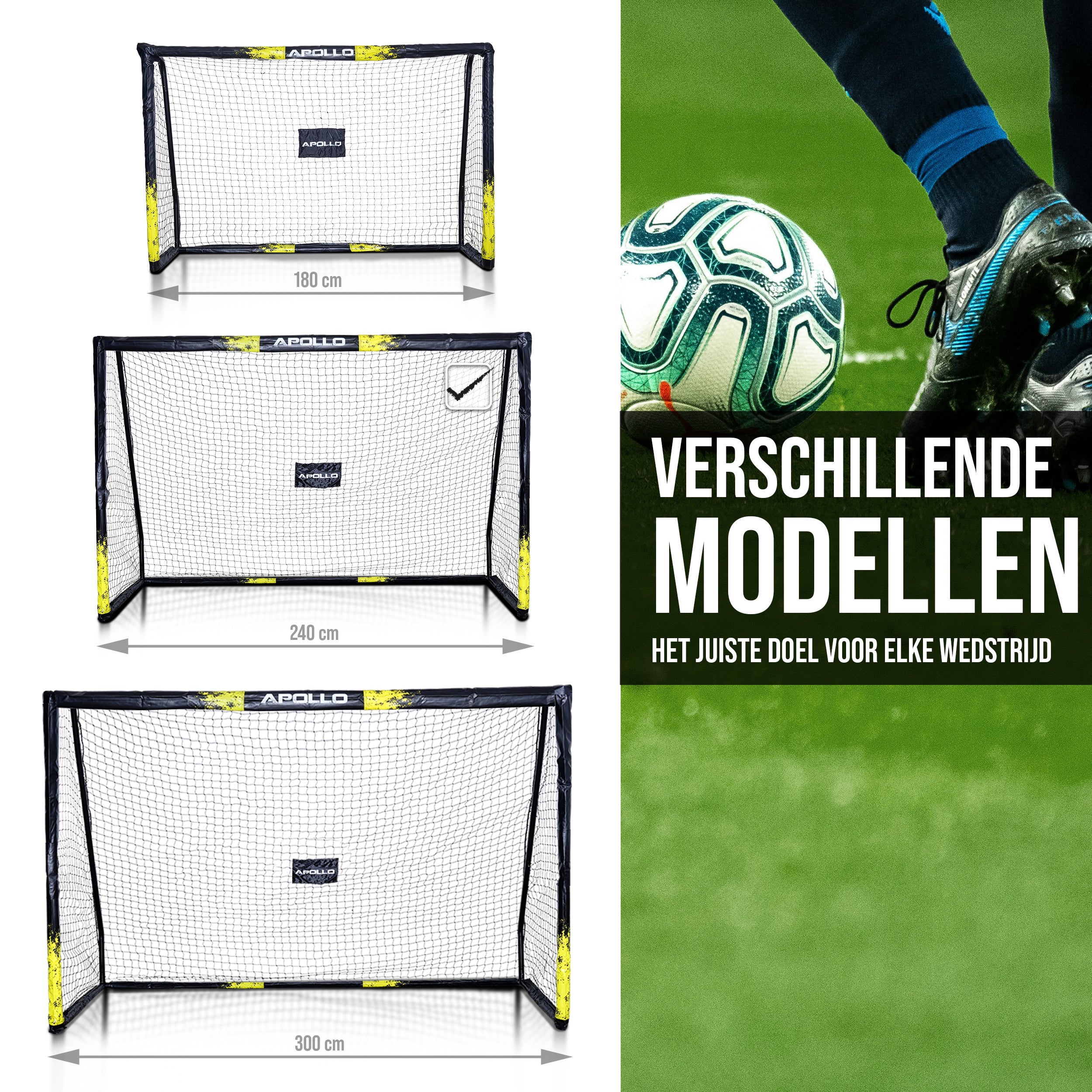Apollo Apollo Goal Master voetbaldoel 300 cm