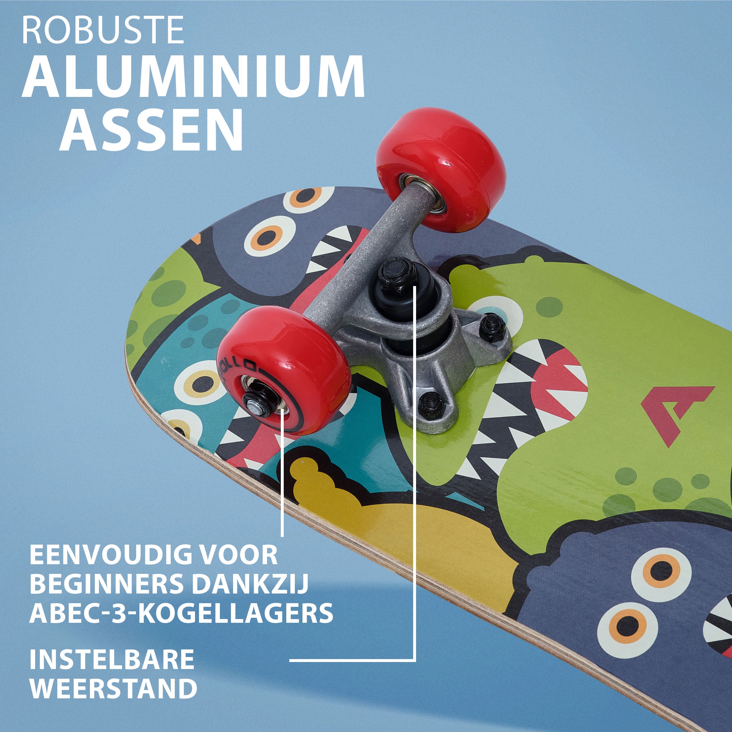 Apollo Kinderen Skateboard 51cm - Monsterskate Monsterskate