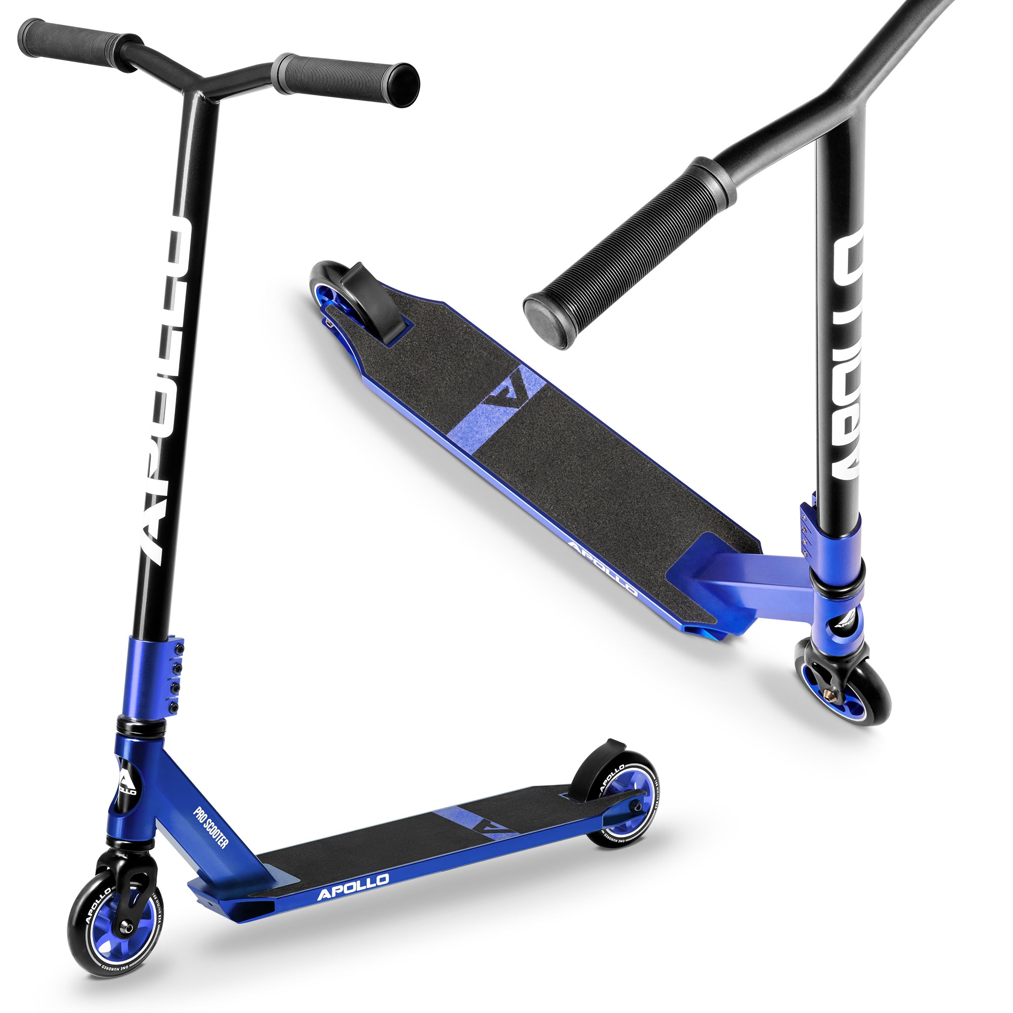 Apollo Stunt Scooter - Star Pro - HighQuality eloxierter Profi Stunt Scooter Blau
