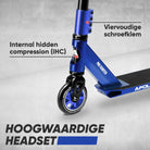 Apollo Stunt Scooter - Star Pro - HighQuality eloxierter Profi Stunt Scooter Blau