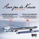 Apollo Mini-Longboard | Midi-Cruiser, compleet board 27" - Nebula Midi Nebula