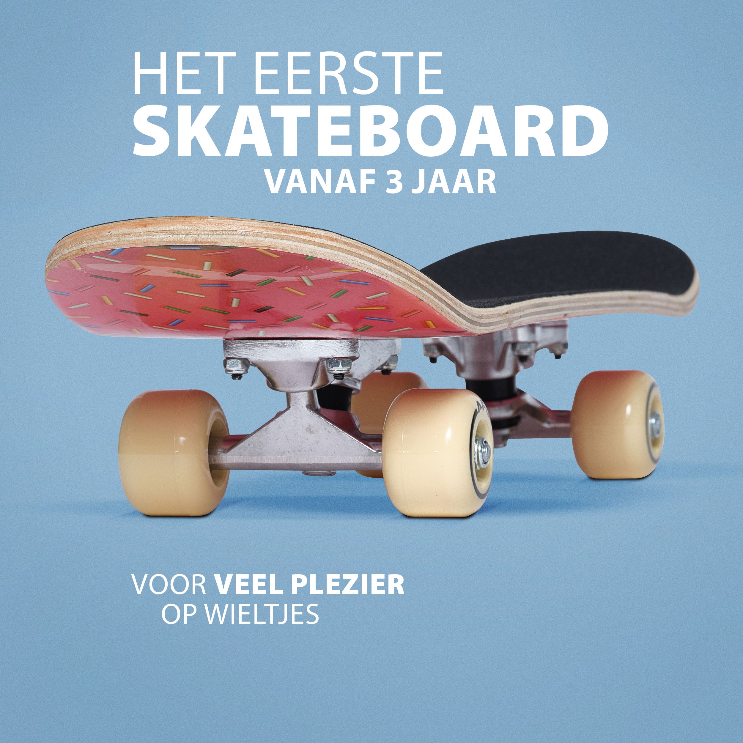 Apollo Kinderen Skateboard 61cm - Donut Donut