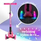 Apollo 'Kids Whiz' LED Scooter voor Kinderen - in verschillende kleuren Roze