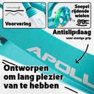 Apollo 145 mm City-Scooter met Vering "Skyracer" opvouwbaar en in hoogte verstelbaar Mint