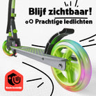 Apollo 145 mm City-Scooter met Vering "Skyracer" opvouwbaar en in hoogte verstelbaar Groen Grijs