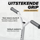 Apollo Stunt Scooter 'Genius Pro' hoogwaardige stuntstep met ABEC 9 kogellagers Wit Goud