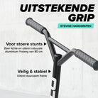 Apollo Stunt Scooter 'Genius Pro' hoogwaardige stuntstep met ABEC 9 kogellagers Zwart Groen