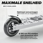 Apollo Stunt Scooter 'Genius Pro' hoogwaardige stuntstep met ABEC 9 kogellagers White Skull