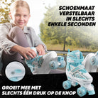 Apollo Verstelbare rolschaatsen 'Super Quads X Pro' maat 31-42, Wit/Mint L (39-42)
