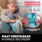 Apollo Verstelbare skeelers 'Super Blade' maat 31-42, Wit/Turquoise L (39-42)