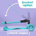 Apollo 'Kids Whiz' LED Scooter voor Kinderen - in verschillende kleuren Mint