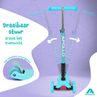 Apollo 'Kids Whiz' LED Scooter voor Kinderen - in verschillende kleuren Mint