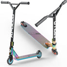 Apollo Stunt Scooter 'Genius Pro' hoogwaardige stuntstep met ABEC 9 kogellagers Rainbow