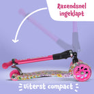 Apollo 'Kids Whiz' LED Scooter voor Kinderen - in verschillende kleuren Bloemenpatroon