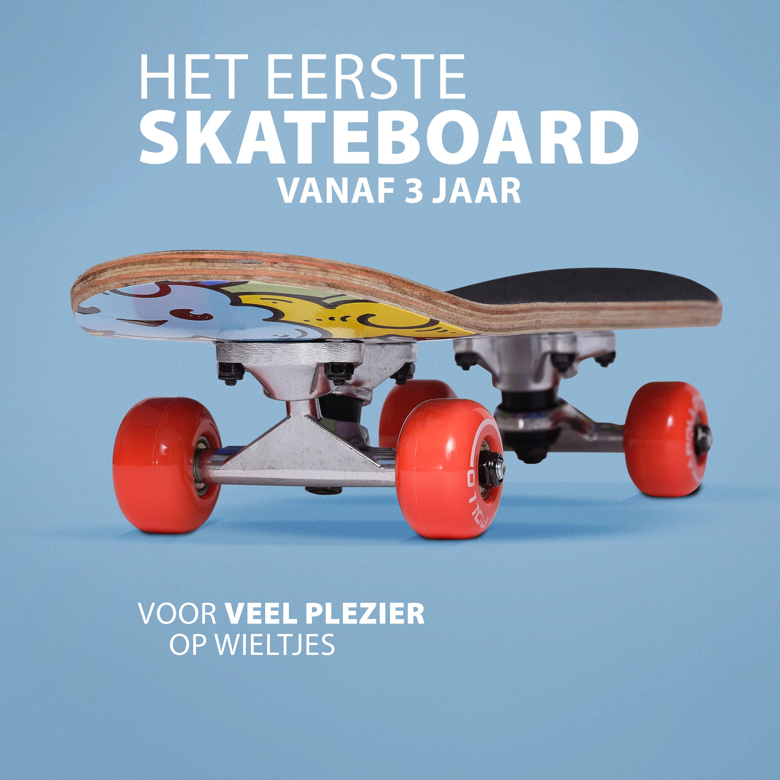 Apollo Kinderen Skateboard 51cm - Fluffy Fluffy
