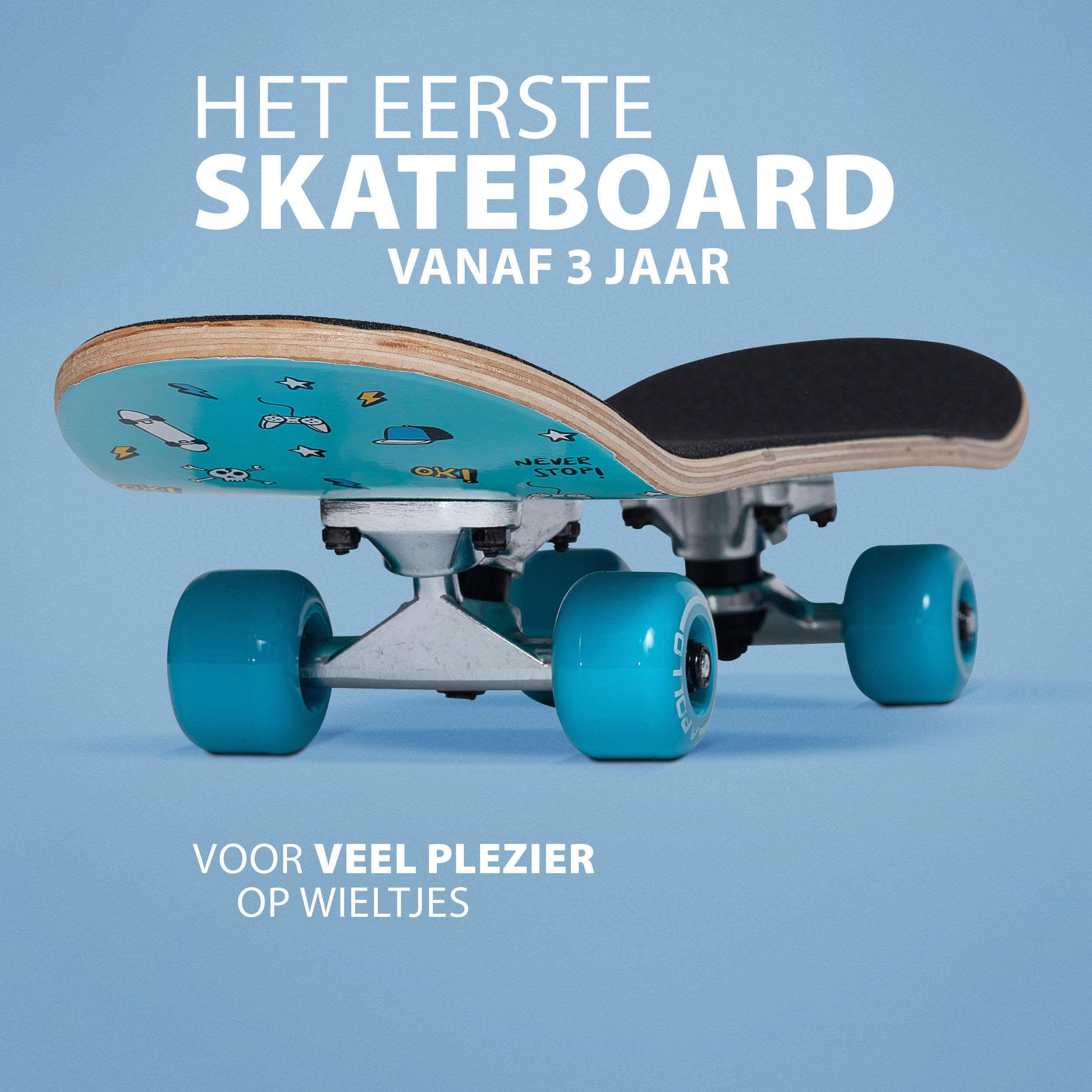 Apollo Kinderen Skateboard 61cm - FunFun FunFun