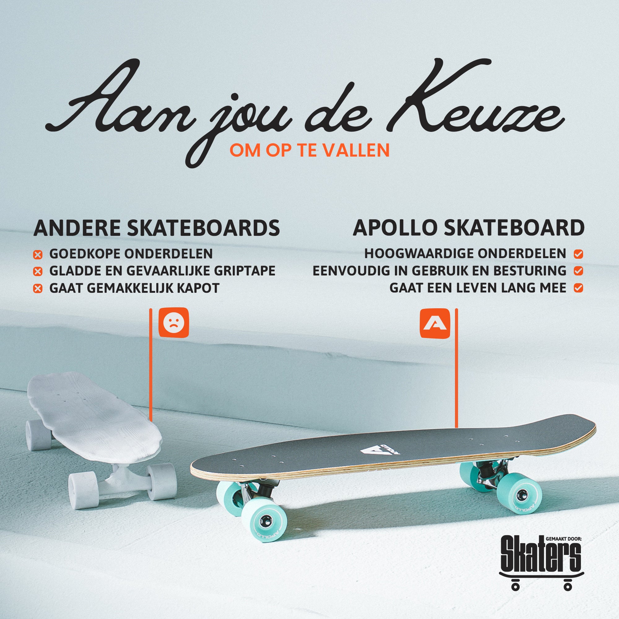 Apollo Mini-Longboard | Midi-Cruiser, compleet board 27" - Savaii Savaii
