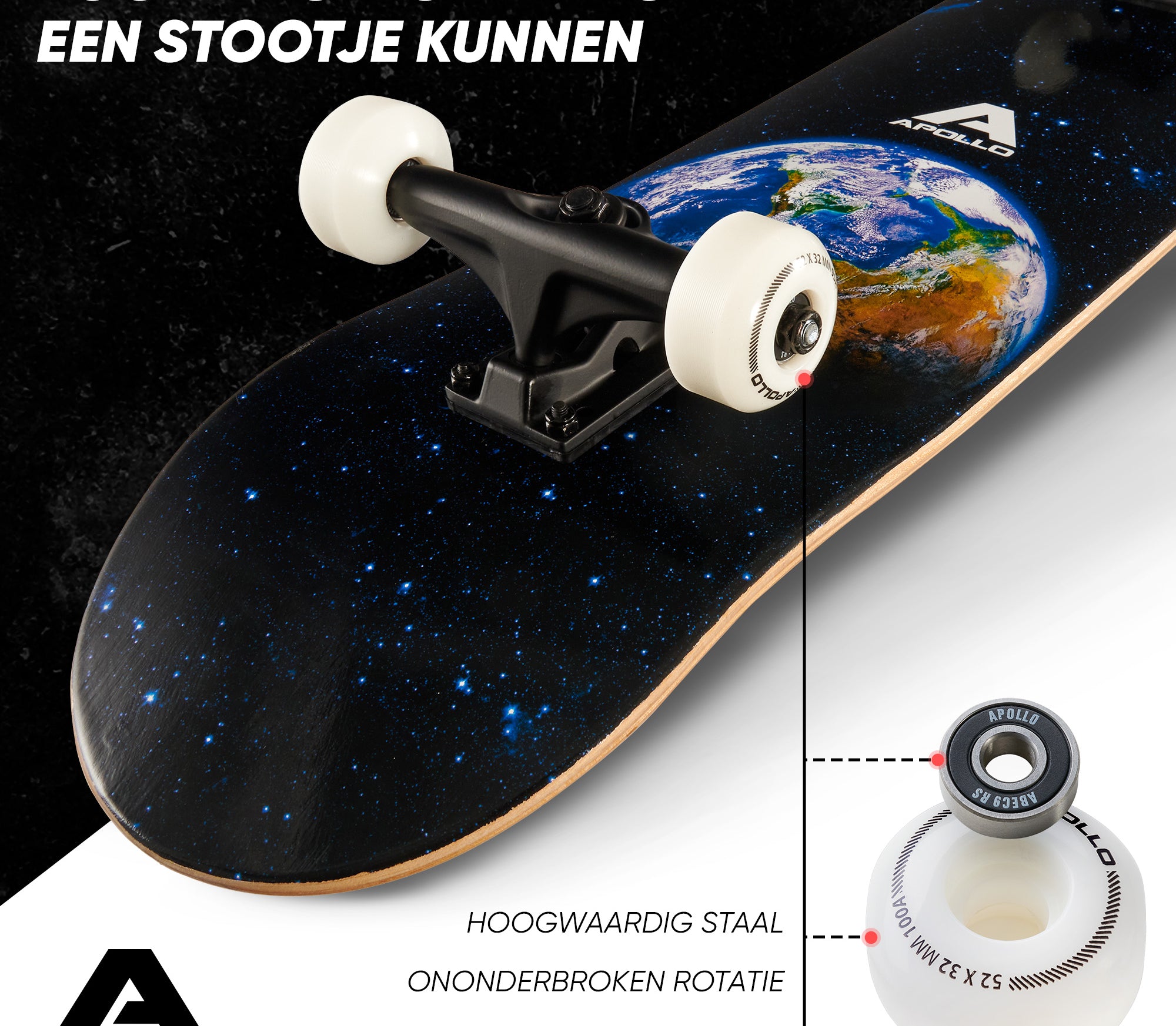 Apollo Skateboard Compleetboard 31 inch - Earth Earth