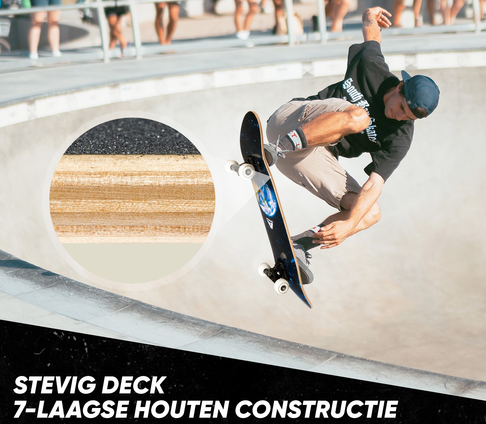 Apollo Skateboard Compleetboard 31 inch - Earth Earth