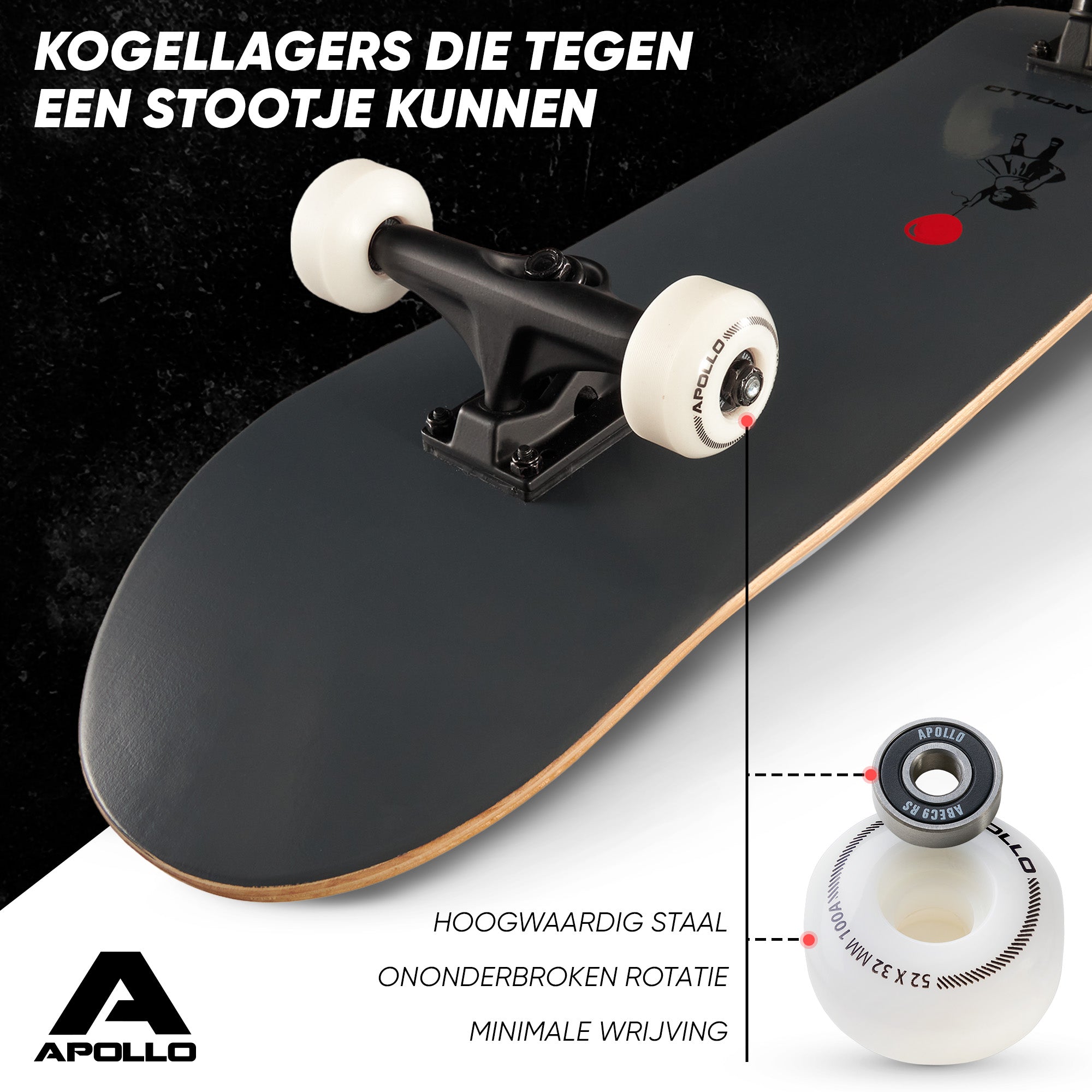 Apollo Skateboard Compleetboard 31 inch - Balloon Balloon