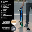 Apollo Skateboard Compleetboard 31 inch - Galaxy Galaxy