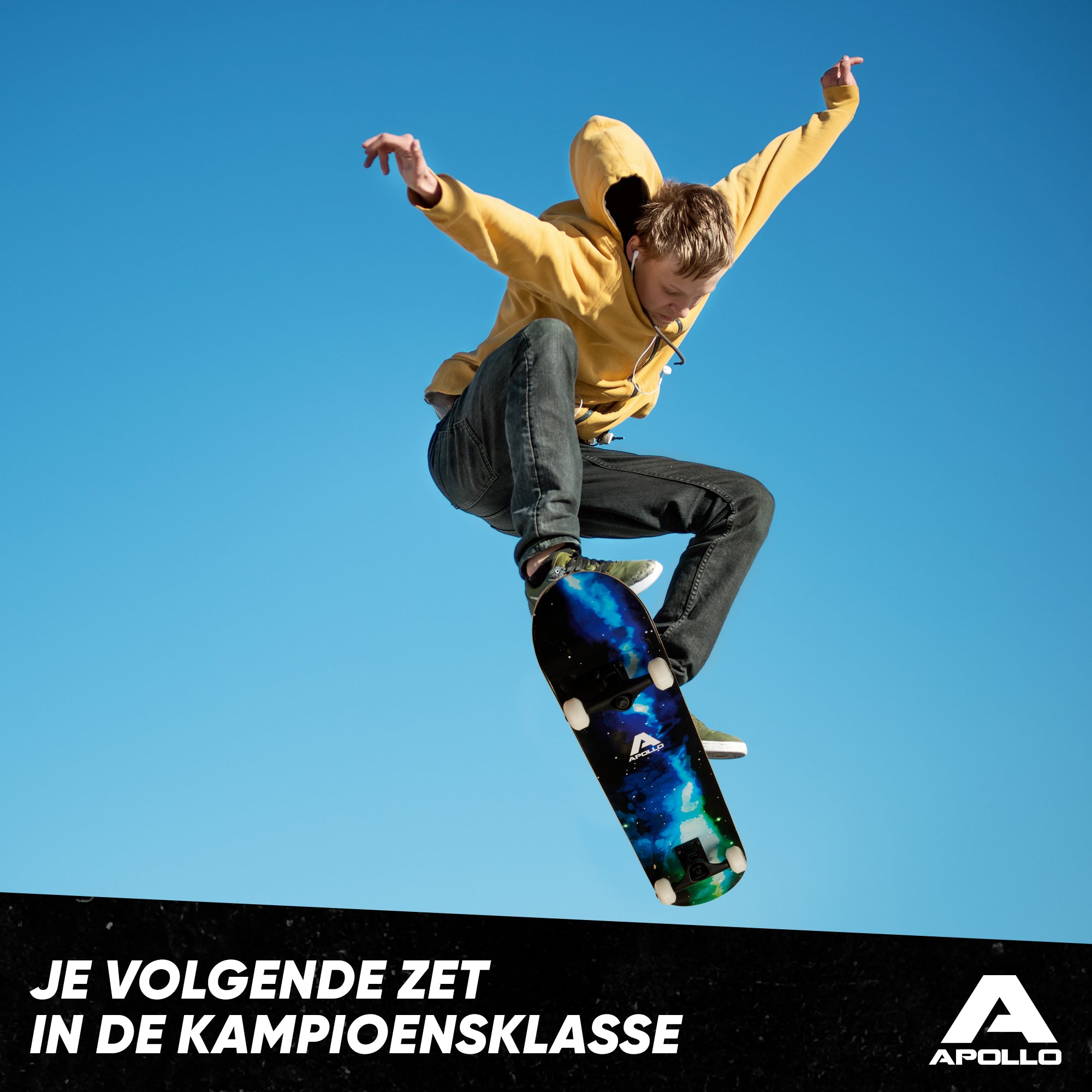 Apollo Skateboard Compleetboard 31 inch - Galaxy Galaxy