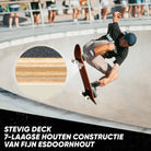 Apollo Skateboard Compleetboard 31 inch - Plain Wood Wood