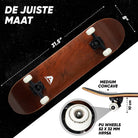 Apollo Skateboard Compleetboard 31 inch - Plain Wood Wood