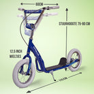 Apollo Paradise Retro step met luchtbanden 12,5 inch Blauw