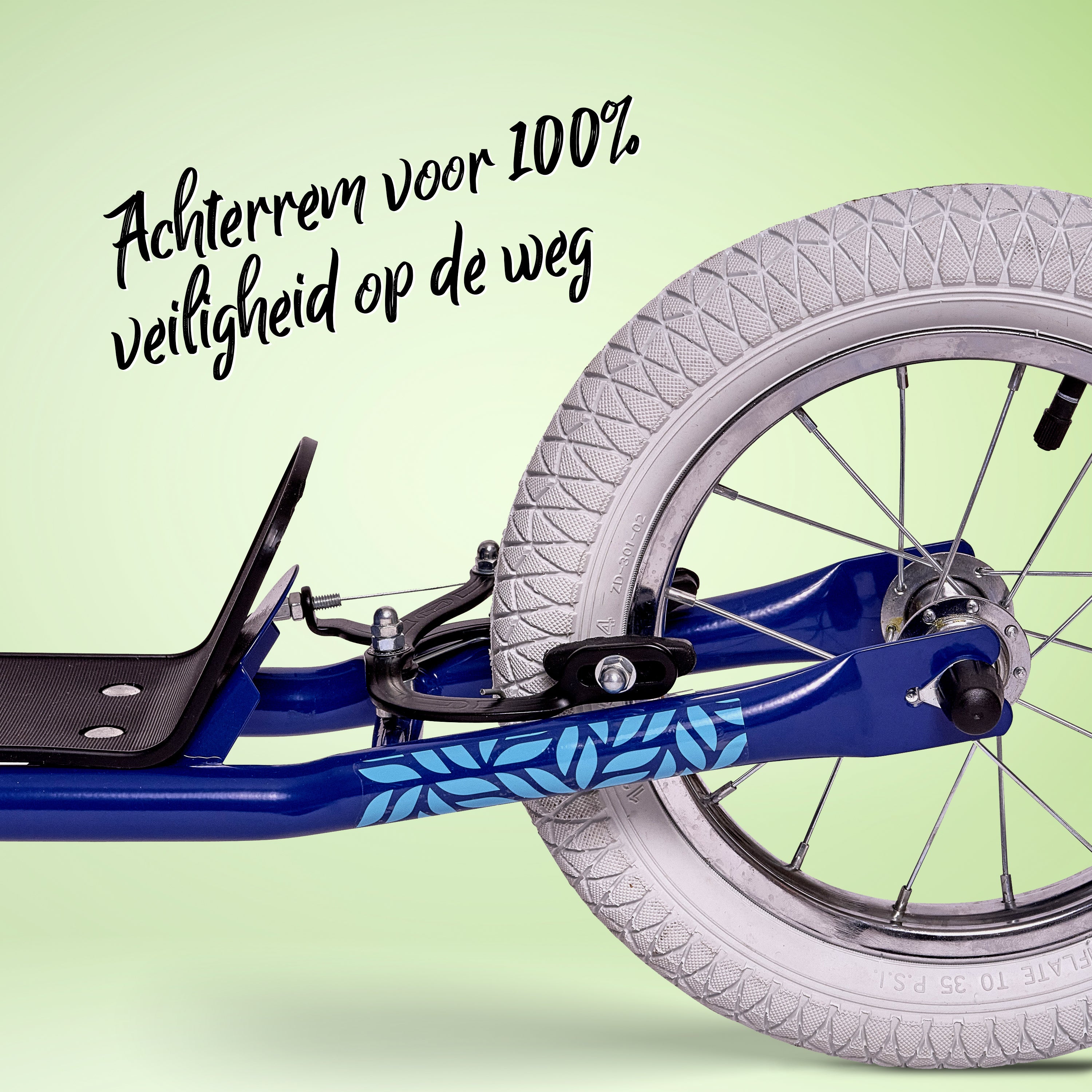 Apollo Paradise Retro step met luchtbanden 12,5 inch Blauw